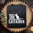 thumbnail image 4 of Jollimate The Catfather Shirt, Cat Father Shirt, Cat Dad Gift, Cat Lover Gift Shirt, 4 of 6
