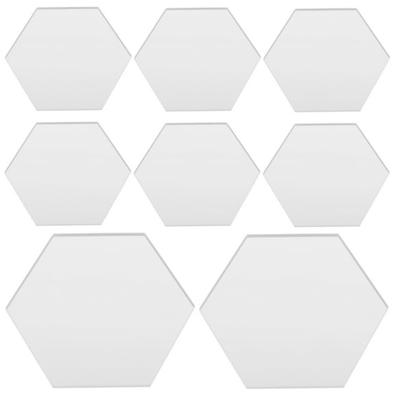 WASHWEPE Event Organizers Place Cards For Wedding Decoration 8Pcs 3.1x2.8x0.1In