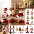 thumbnail image 7 of Yeciiwht Snowman Plush Ornament – 7.9in Stuffed Christmas Doll Decor with Hat, Soft Plushies Holiday Hanging Decoration for Tree, Mantel & Stocking Stuffers, 7 of 7