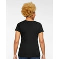 thumbnail image 3 of Ladies' Fine Jersey T-Shirt - BLACK - M, 3 of 5