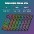 thumbnail image 3 of Gaming Keyboard and Mouse Combo, Rainbow LED Backlit Multimedia PC Gaming Keyboard, Office Keyboard Colorful Breathing Backlit Gaming Mouse for Working or Primer Gaming, Office Device,Black, 3 of 5