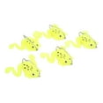 thumbnail image 3 of Leurre de Natation, 5 Pcs Leurre pour Pêche pour Extérieur Jaune Fluorescent, 3 of 8