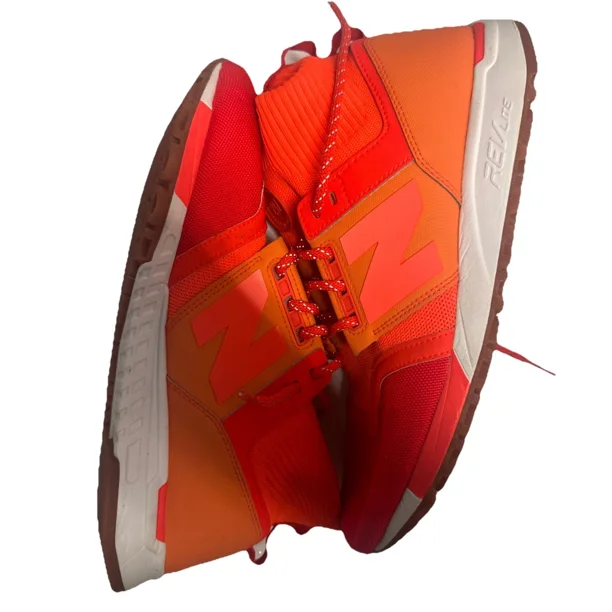 New Balance 247 Mid Orange Lace Up Running Athletic Sneakers Shoes Mens US Sz 13