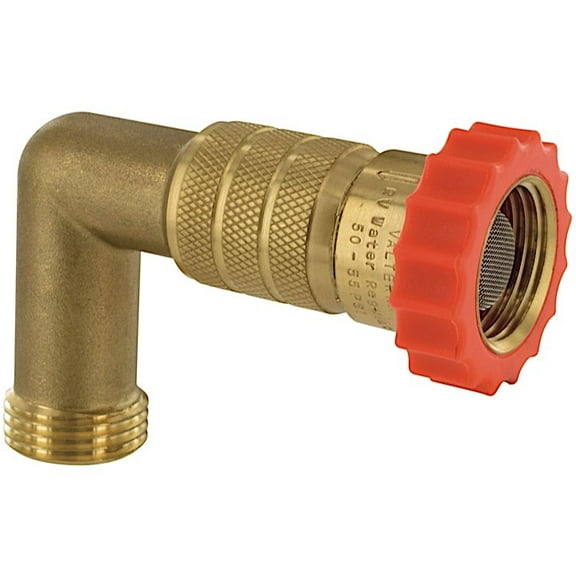 WATER REGULATOR 90 DEGREE W/HOSE SAVER CARDED