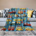 thumbnail image 2 of Nawypu  Blanket, Custom Name Sherpa or Minky Blanket, Great Gift for Baby, Toddler, Kids, Teens &amp; Adults (Car), 2 of 6
