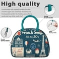 thumbnail image 4 of Lunch Bag Women Lunch Bag with Front Pocket Portable Large Cooler Tote for Student/Mother Group with Side Pockets for Work Office Picnic Tower new, 4 of 7