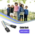 thumbnail image 3 of Sonducket Cinturón sin hebilla Suministros de armario para niños Niñas a cuadros morados y negros Cinturones tipo 1 Sonducket AP008680-14, 3 of 5