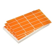 2000 Colored Rectangle Stickers, Color Code Labels Sheet, 1.57x0.75 Inch Self Adhesive Orange