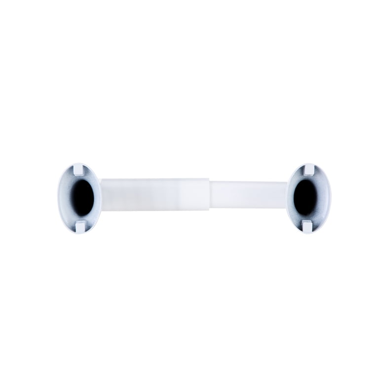 White Oval Wall Mount Toilet Paper Holder photo 4