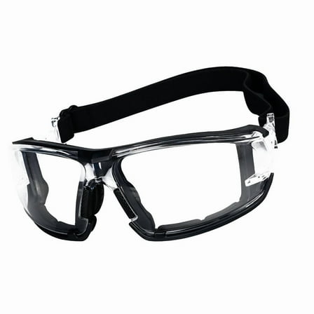 Goggles, Anti-Fog Dribble Glasses Training Safety Eyewear for Adults Youth Football Sports Glasses（black，trumpet）