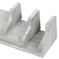 thumbnail image 6 of Wall-Mounted Floating Wall Shelves with Metal Brackets, Set of 3 - Rustic Gray, 6 of 7