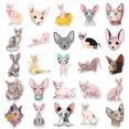 thumbnail image 4 of Pegatinas Sphynxs Cats Anime, paquete de 50 unidades, dibujos animados decorativos, 4 of 5