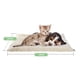 thumbnail image 3 of Cama cálida 2 en 1 para mascotas, alfombra plegable de vellón para gatos, casa tipo túnel suave, accesorios para mascotas, 3 of 11