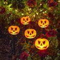thumbnail image 5 of Matoen Halloween Pumpkin Solar Lights Halloween Pumpkin Stakes Lights Pumpkin Pathway Lights Pumpkin Outdoor Lights Halloween Outdoor Pumpkin Lights for Lawn Party Yard Garden Decoration, 5 of 5