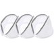 thumbnail image 1 of 3pcs Hemisphere Shape Bra Mesh Laundry Bag Laundry Bag Bra Wash Bag Underwear Laundry Bag for Home (Grey), 1 of 4