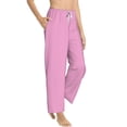 thumbnail image 2 of Balery Pink print Women's Pajama Pants,Ultra Lightweight Pjs,Lounge Pant-Small, 2 of 9