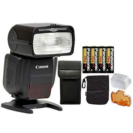 Canon Speedlite 430EX III-RT Flash with Batteries For Most Canon DSLR