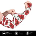 thumbnail image 3 of Uemuo Hand Drawn Tomatoes Printed Arm Sleeves, Cooling UV Sun Protection Sports Compression for Men/Women, 3 of 8