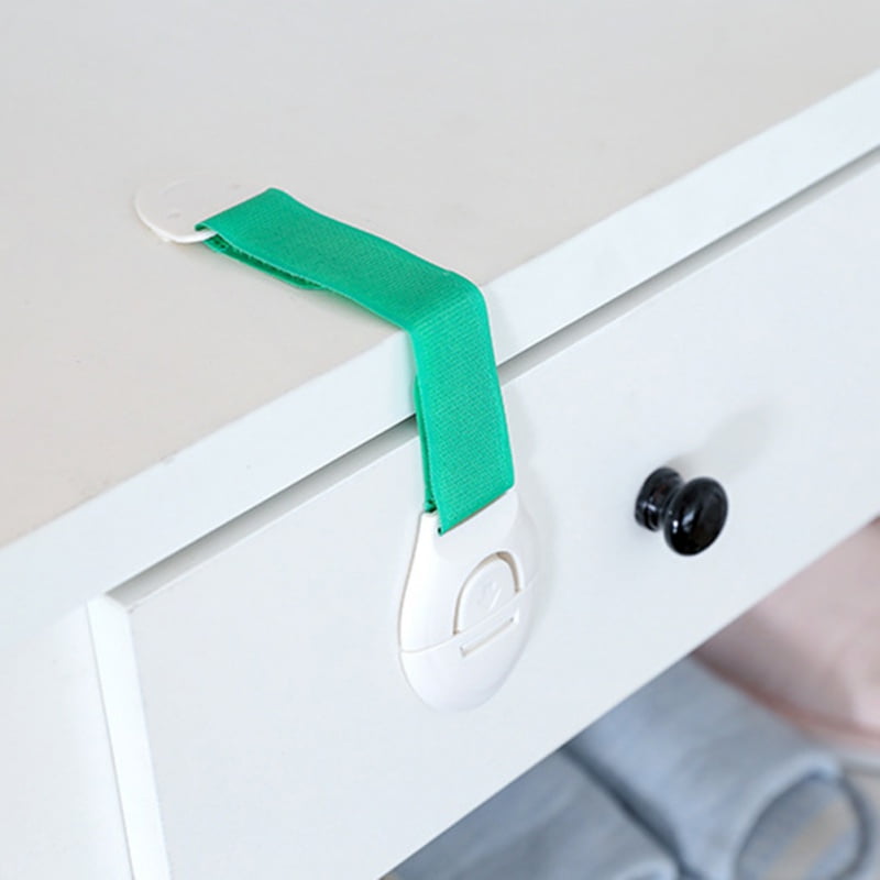 3pcs Child Safety Locks Sticky Adjustable Pets Proofing Strap