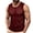 hgg134-Wine, variant on Men's Mesh Workout Tank Top Fitted Sleeveless Shirt for Casual Gym Muscle Training