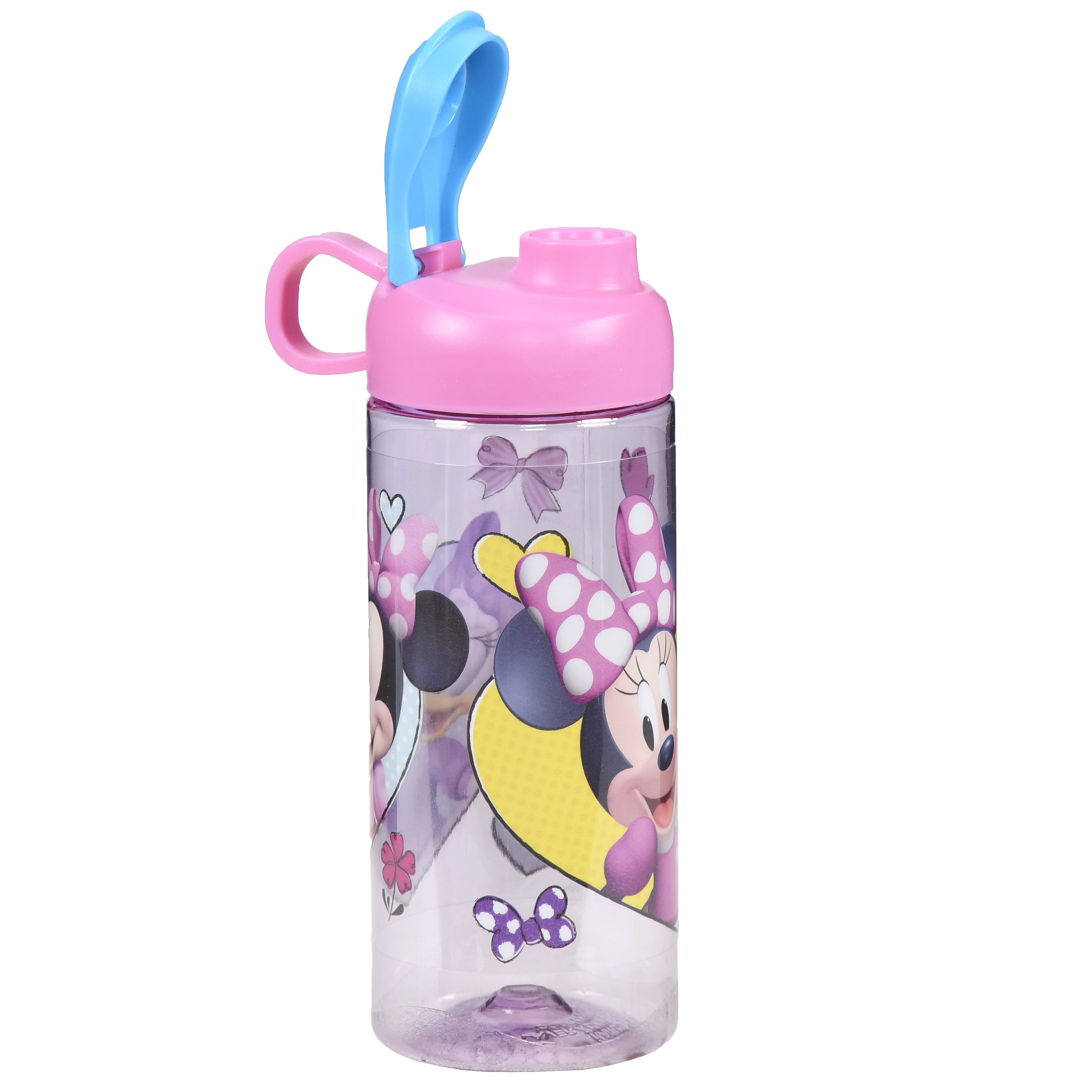 Water bottle Disney Minnie Mouse with straw 450ml - Alouette
