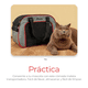 thumbnail image 3 of Mochila Transportadora Bloosom  Para Perro Y Gato Portátil Plegable Rojo, 3 of 4