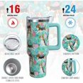 thumbnail image 2 of 40 oz Beagle Tumbler with Handle, Insulated Stainless Dog Tumbler Coffee Travel Mugs Cup Water Bottle Beagle Lovers Gifts for Women Girls, 2 of 6