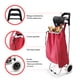 thumbnail image 5 of Carro de Mandado Plegable Idea Nuova Carrito de Compras Rojo, 5 of 5