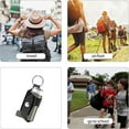thumbnail image 2 of Hotpom Inhaler Storage Case Keychain, PU Leather Protective Inhaler Case Keychain With Metal Buckle For Daily And Travel Use Portable Travel Accessory, 2 of 6