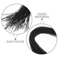 thumbnail image 3 of GOOHOCHY 100 Pcs Mask Making Elastic Strings For Easy Installation Black Polypropylene, 3 of 8