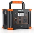 thumbnail image 3 of Portable Power Station 300W, GRECELL 288Wh Solar Generator with 60W USB-C PD Output, 110V Pure Sine Wave AC Outlet Backup Lithium Battery for Outdoors Camping Home Blackout (600W Surge), 3 of 9