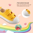 thumbnail image 3 of Toddler Boys and Girls Low Top Canvas Adjustable Strap Sneakers, 3 of 6