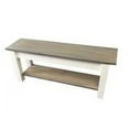 thumbnail image 4 of COTTAGE BENCH WITH SHELF-36, 4 of 5