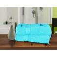 thumbnail image 3 of GLAMBURG 700 GSM Premium Cotton 2-Pack Oversized Extra Large Bath Sheet Set - 100% Combed Cotton -2 Bath Sheets 35x70 -Luxury Hotel & Spa Quality - Durable Ultra Soft Highly Absorbent- Turquoise Blue, 3 of 5