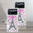 thumbnail image 6 of Phone Case for Xiaomi Poco X4 Pro 5G,Crystal Bling Quicksand Effect TPU Bumper Case with Four Corners Drop Protection Cover for Xiaomi Poco X4 Pro 5G,YBDT Iron Tower, 6 of 12
