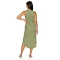 thumbnail image 2 of RBX Active Women's Cotton Modal Slub Midi Dress, 2 of 4