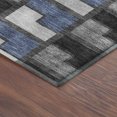 thumbnail image 3 of Addison Rugs Mayfield Premium Machine Washable Transitional Geometric Black Rectangle Rug, 5' x 7'6", 3 of 6