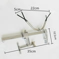 thumbnail image 2 of LOVIVER Fishing Rod Holder Pole Bracket Support Non-Slip Adjustable Rack Tackle Tool for 22x5cm, 2 of 7