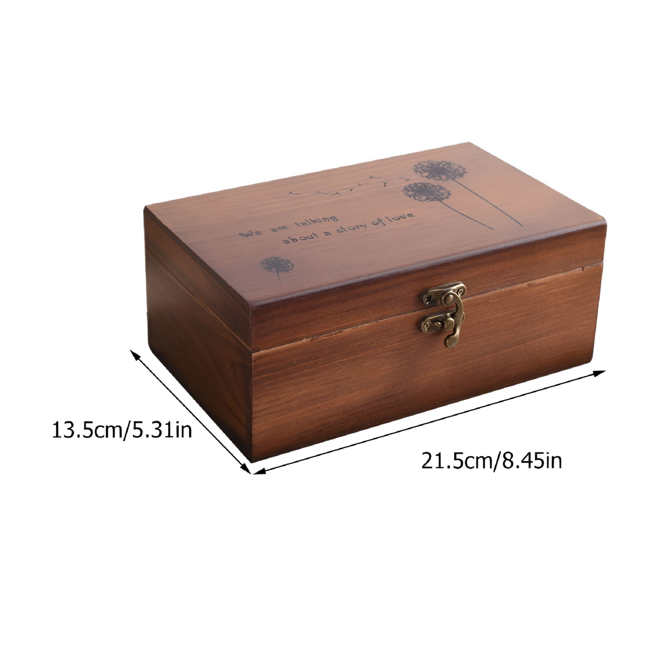 XIBUFE 2026 New Household Storage Container Sundries Storage Box Wooden Needlework Box, for Organizing Home Supplies, Sewing Kits, Craft Materials, Office Stationery, Small Tools.