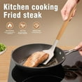 thumbnail image 6 of Silicone Cooking Utensils Set - Silicone Kitchen Utensils for Cooking Wooden Handles, 446�F Heat Resistant Kitchen Utensil Spatula Sets w Holder, Gadgets for Non-Stick Cookware BPA FREE (Khaki), 6 of 9