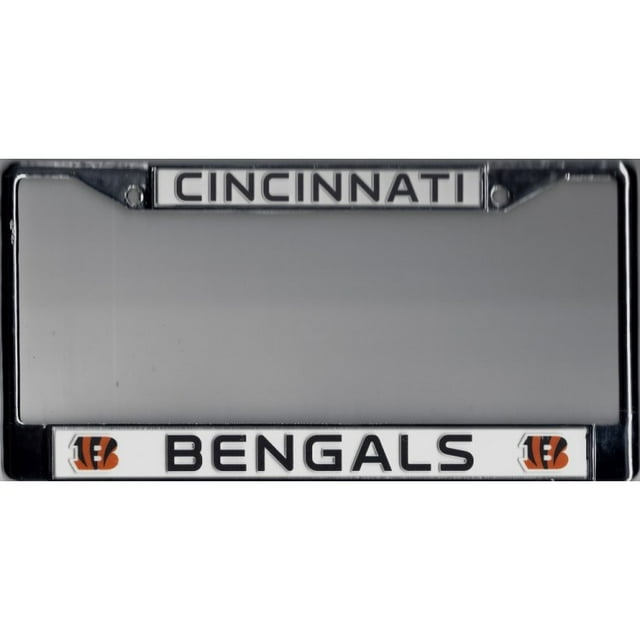 Cadre de Plaque d'Immatriculation Chromée Cincinnati Bengals