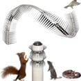 thumbnail image 2 of Bird & Squirrel Spikes Kit, 3 Meters Stainless Steel Anti-Climb Fence & Baffle, Prevents Raccoons, Squirrels, Snakes, Cats from Climbing, 2 of 5