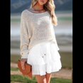 thumbnail image 4 of Falda Pantalón con Volantes y para Mujer, Estilo Casual, de Cintura Alta, Color , Talla S, 4 of 8