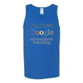 thumbnail image 2 of I Don't Need Google My Mom Knows Everything Mens Graphic Tank Top, Royal, Large, 2 of 3