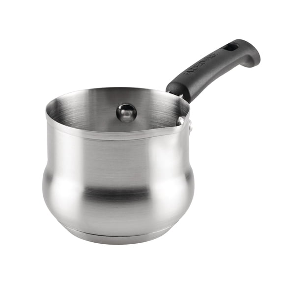 Farberware TrueCook Stainless Steel Butter Warmer, 0.67-Quart, Silver