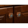 thumbnail image 4 of CKP #2304 Origins Collection 1-5/8 in. (41mm) Wooden Cabinet Knob, Cherry with Brushed Nickel Insert, 4 of 4