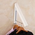 thumbnail image 2 of Hanging Rack,Folding Household Entryways Space-saving Rack Clothes Rack Meticulously Designed, 2 of 6