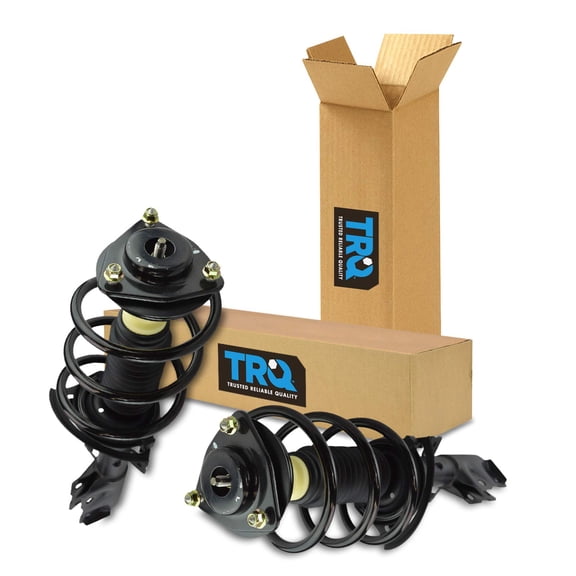 TRQ Front Strut & Coil Spring Assembly Set Driver & Passenger Sides Fits Select 11-17 Jeep Compass