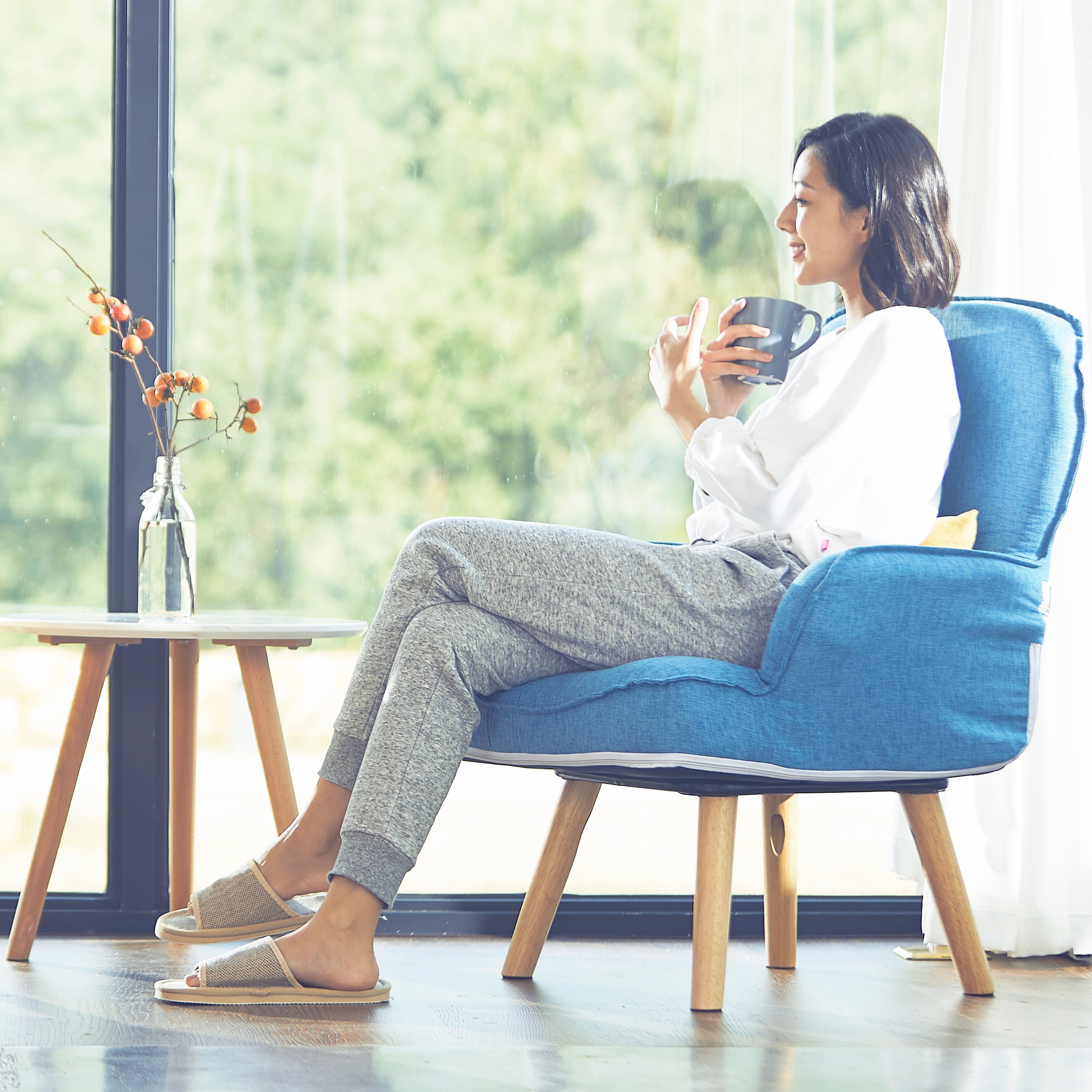 MidBack Ergonomic Accent Chair Adjustable Swivel