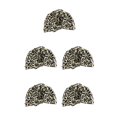 thumbnail image 3 of Moyic Gorros de baño para ducha, gorro elástico impermeable con estampado de flores, gorro rizado, accesorios de peluquería, estampado de leopardo Type2 NO2 Moyic CBP381424, 3 of 6